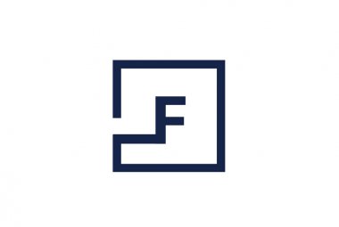 F harf Logo tasarım konsepti