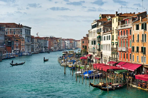 Vista Del Canal Grande Romántica Venecia — Foto de Stock