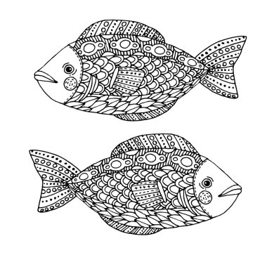 sevimli balık tasarım