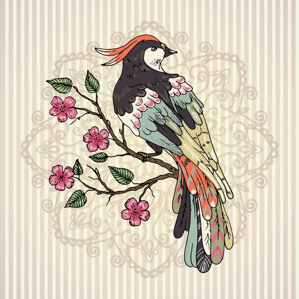 Design of cute bird — ストックベクタ