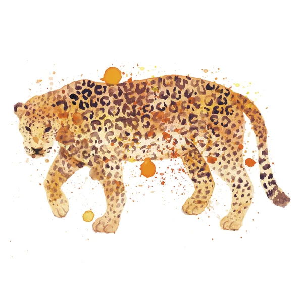 Design of cute leopard — ストックベクタ