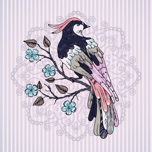 Design of cute bird — ストックベクタ