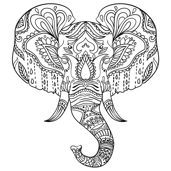 Дизайн симпатичного слона — стоковый вектор