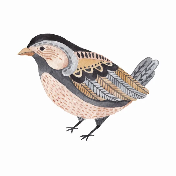Disegno di uccello carino — Vettoriale Stock