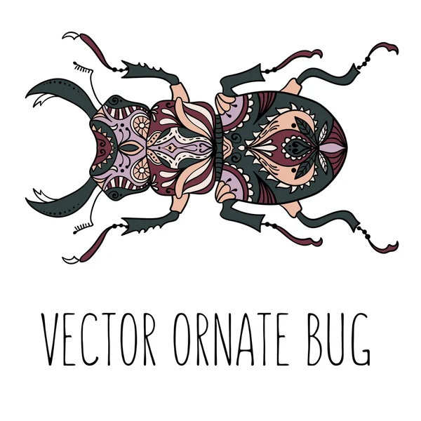 Progettazione di bug carino — Vettoriale Stock