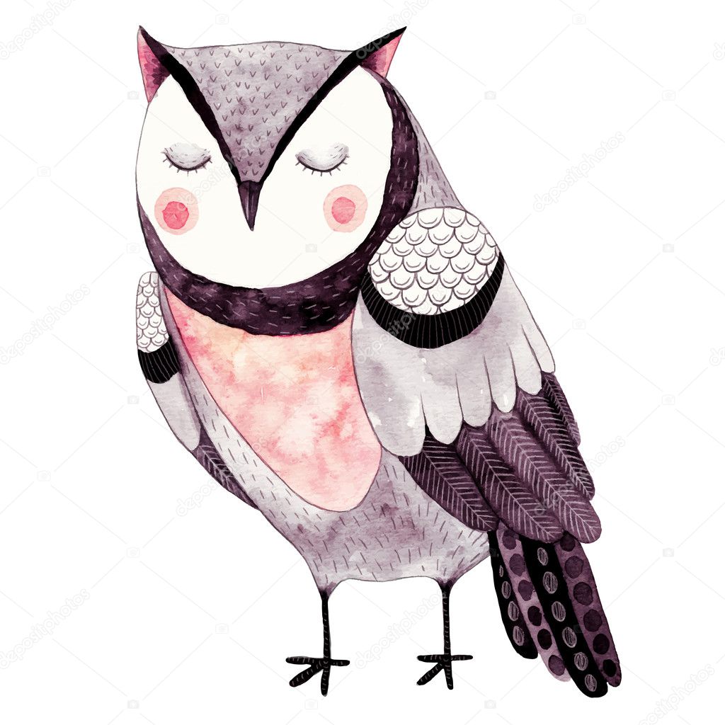 design of cute owl