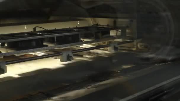 Printing Office Press Machine — Stockvideo