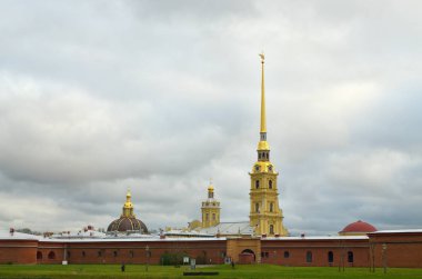 Peter ve Paul kalesinin manzarası.