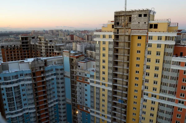 Construction of residential houses. — Stock Photo, Image