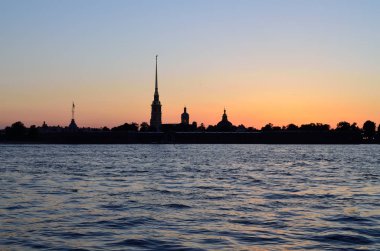 Peter ve Paul kalesinin manzarası