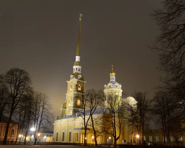 Cathedral in the Peter and Paul fortress. — Stock Photo, Image