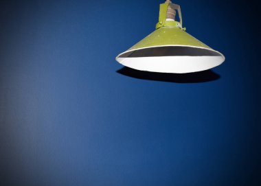 Yuvarlak yeşil Abajur.