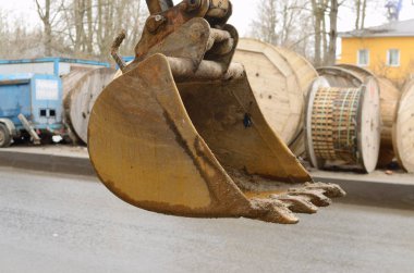 Ağır Ekskavatör kepçe.