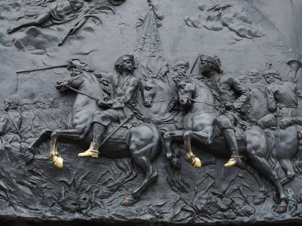 La silhouette bas-relief de Pierre le Grand . — Photo