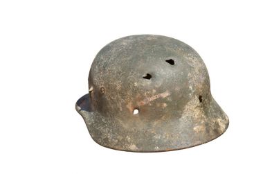 Bir Alman asker koruyucu kask.