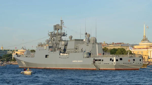 Parade of the Navy in St. Petersburg.