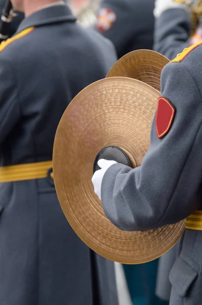 Musiker av militär orkester. — Stockfoto