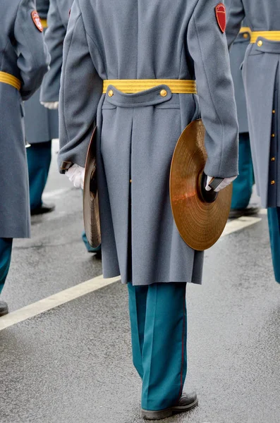 Musiker des Militärorchesters. — Stockfoto