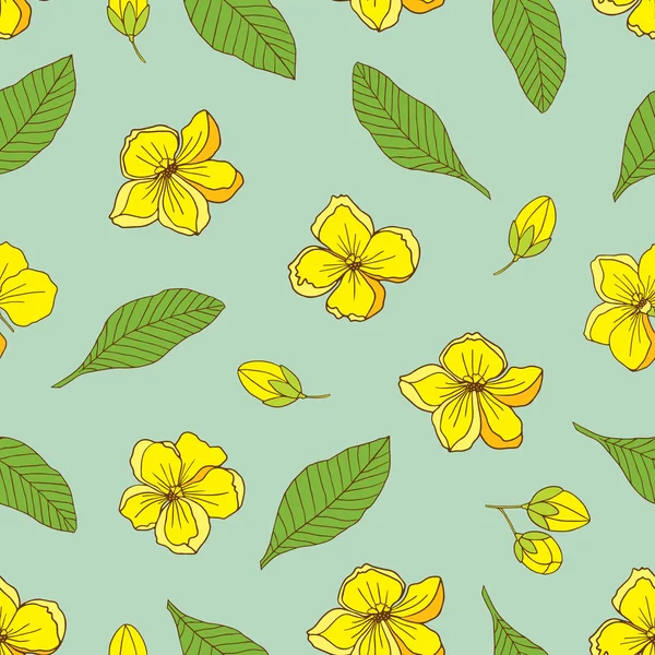 Cassia bitkisi pürüzsüz desen 2