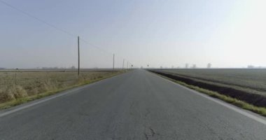 kırsal alanlardaki hava boş asfalt yol
