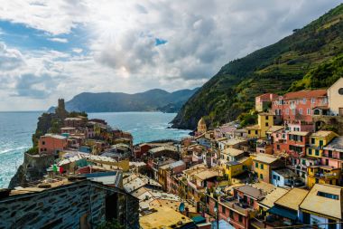 Vernazza, Akdeniz eski kasaba 