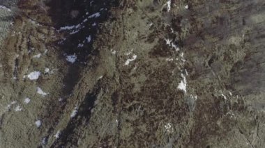 birden çok üstten görünüm açık konumu: çayır, dağ, kar, orman, kış, sonbahar ormanda. Ek yükü hava ILDIZ Düzen koleksiyon set.4k drone uçuş kurulması