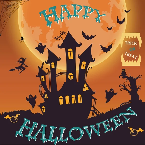 Fiesta de Halloween. ilustración vectorial — Archivo Imágenes Vectoriales