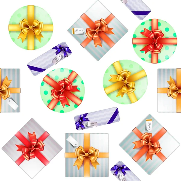 Vector gift wrapping collection — Stock Vector