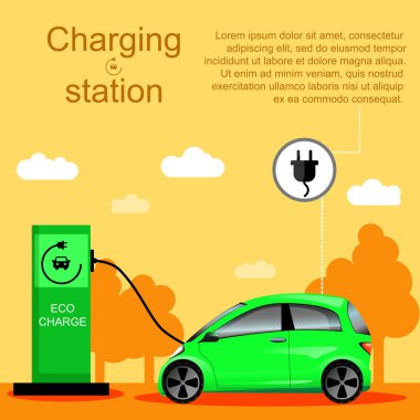 araba elektrikli araç yakıt