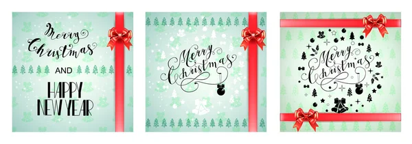 Lettering Feliz Natal — Vetor de Stock