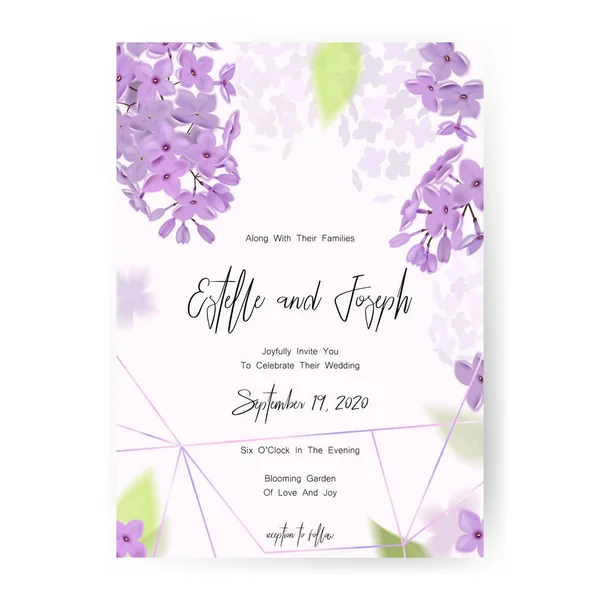 Salve o cartão de data, convite de casamento, cartão de saudação com belas flores e letras —  Vetores de Stock