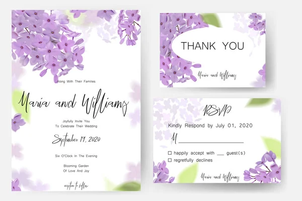 Guarde la tarjeta de fecha, invitación a la boda, tarjeta de felicitación con hermosas flores y cartas — Archivo Imágenes Vectoriales