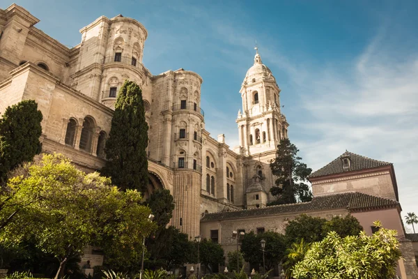 bir kilise İspanya Malaga şehir görünümünü