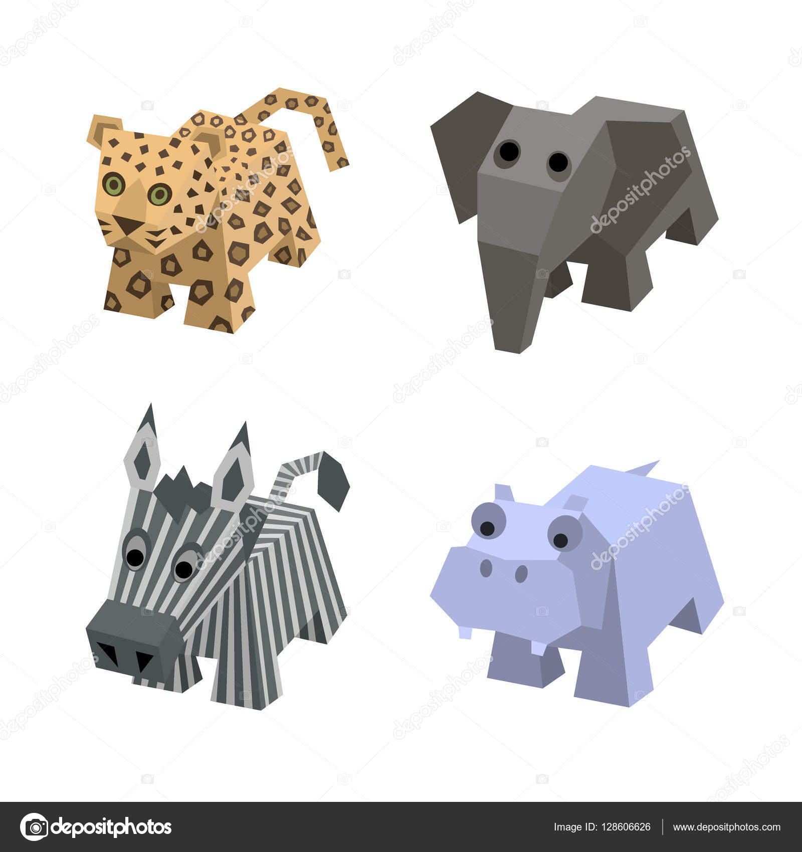 Conjunto De Vetores Sf Diferentes Animais 3d Isométricos De Desenhos  Animados Isolados: Vaca, Cabra, Cão, Carneiro, Ovelha, Porco, Cavalo, Gato,  Gatinho, Burro, Coelho, Lebre. Elementos Para O Jogo 3d. Coleção De Ícones