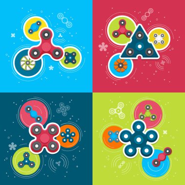 El spinners afiş ve broşürler