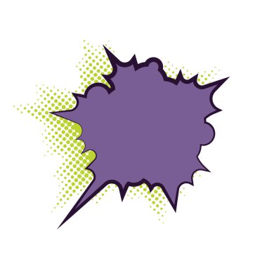 Çizgi roman iletişim boş bulut yaptırın