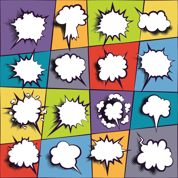 Çizgi roman iletişim boş bulut yaptırın