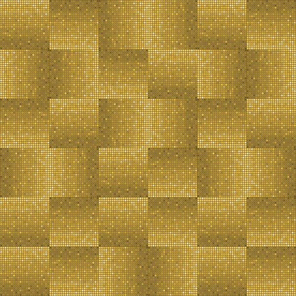 Mønster med gullmosaikk – stockvektor