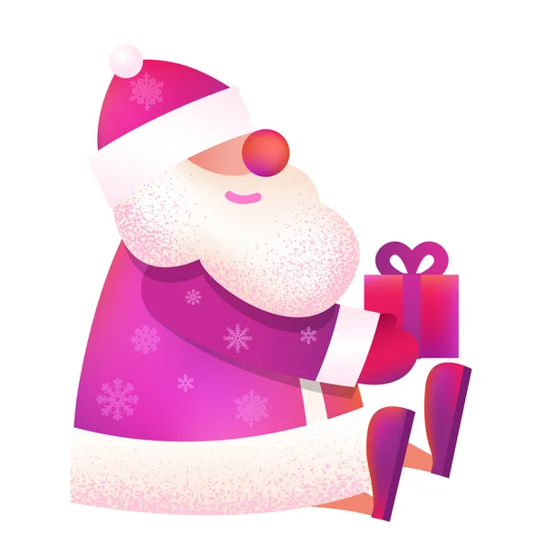 Russian Father Frost, Santa Claus set — Stock Vector