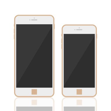 Gerçekçi 3d akıllı telefon şablonu