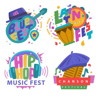 Müzik festivalleri davetiye simgesi