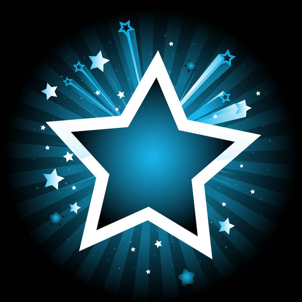 Star shiny Banner template.