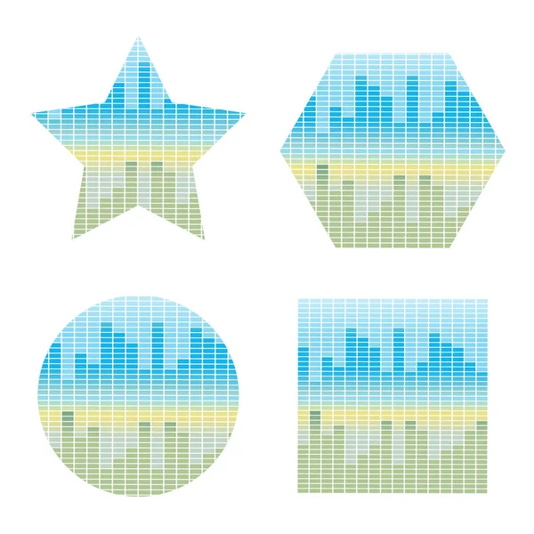 Schallwellen-Equalizer — Stockvektor