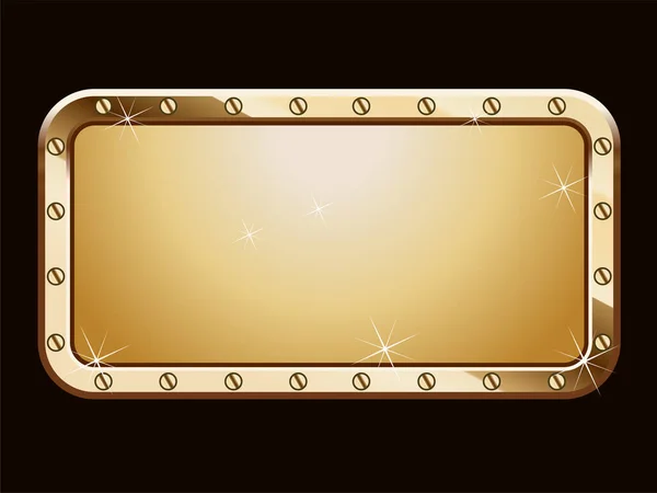 Golden Mosaic élément de conception de carreaux de céramique — Image vectorielle