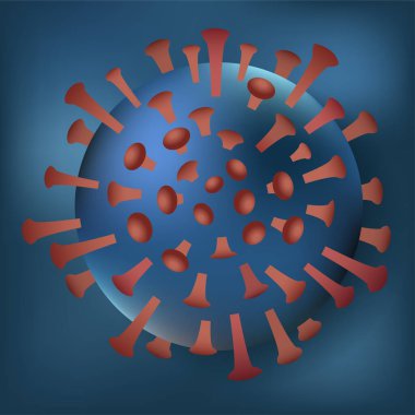 Coronavirus konsept arkaplan tasarımı