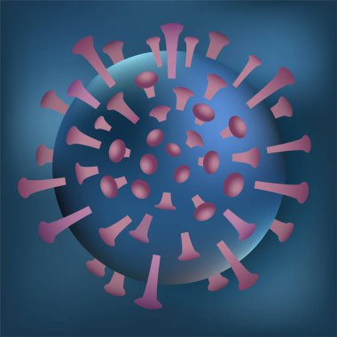 Coronavirus konsept arkaplan tasarımı