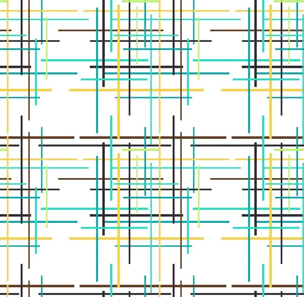 Abstrakt färgglada geometriska sömlösa mönster för din design i — Stock vektor