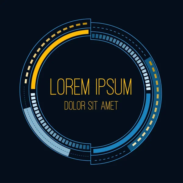 Teknik logosunu görmeniz gerekir. Yuvarlak kare metninizle birlikte. Hud arabirimi.