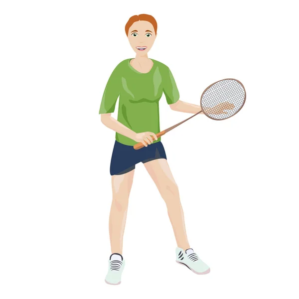 Tennisser. Vector isoleren — Stockvector