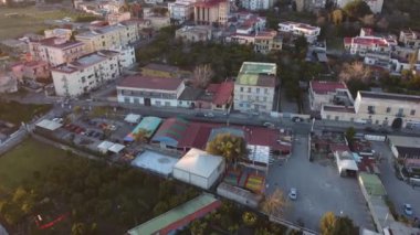 Napoli 'nin İtalya eyaletinde insansız hava aracı uçuşu